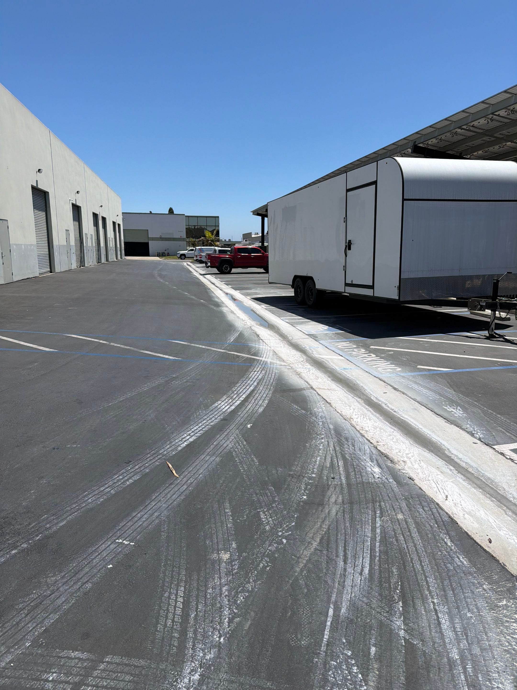 Commercial Hot Water Cleaning & Water Recovery In Huntington Beach by La Power Washing Inc