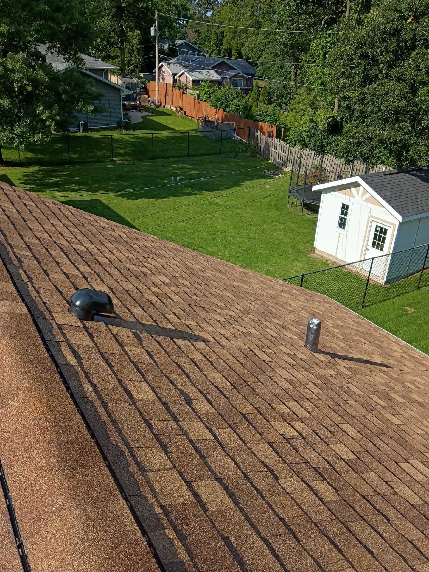 Architectural Asphalt Shingle Roof Replacement in West Chicago, Illinois by Pro Home Services Inc