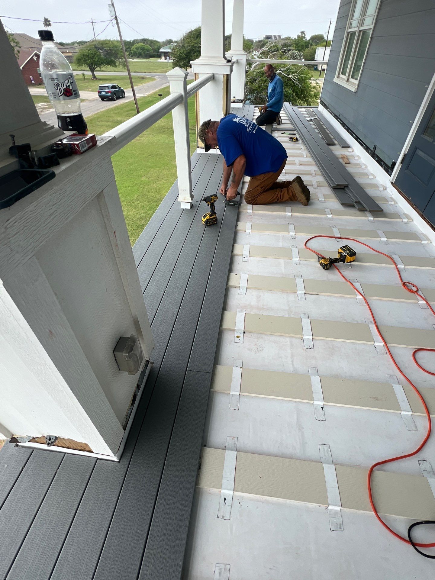 Portland Shore Porch Build by Bayfront Roofing and Construction