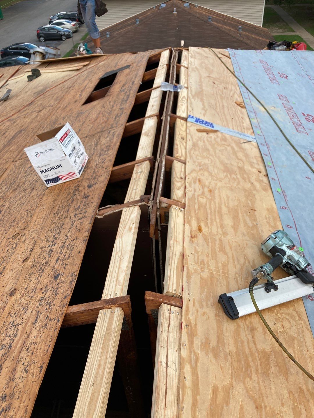 Residential Roofing Repair using Roof Replacement by American Roofing & Construction LLC