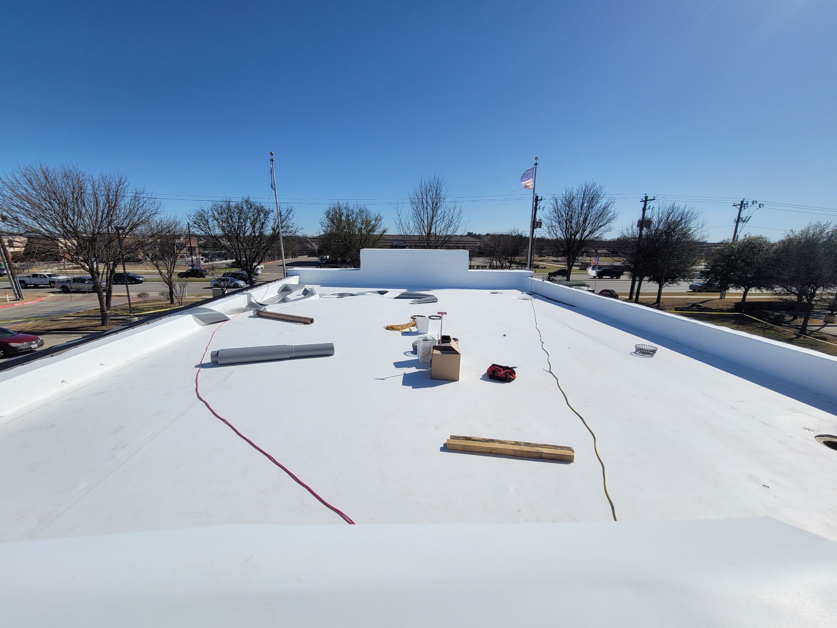 TPO Commercial Roofing Installation by 3:16 Roofing and Construction