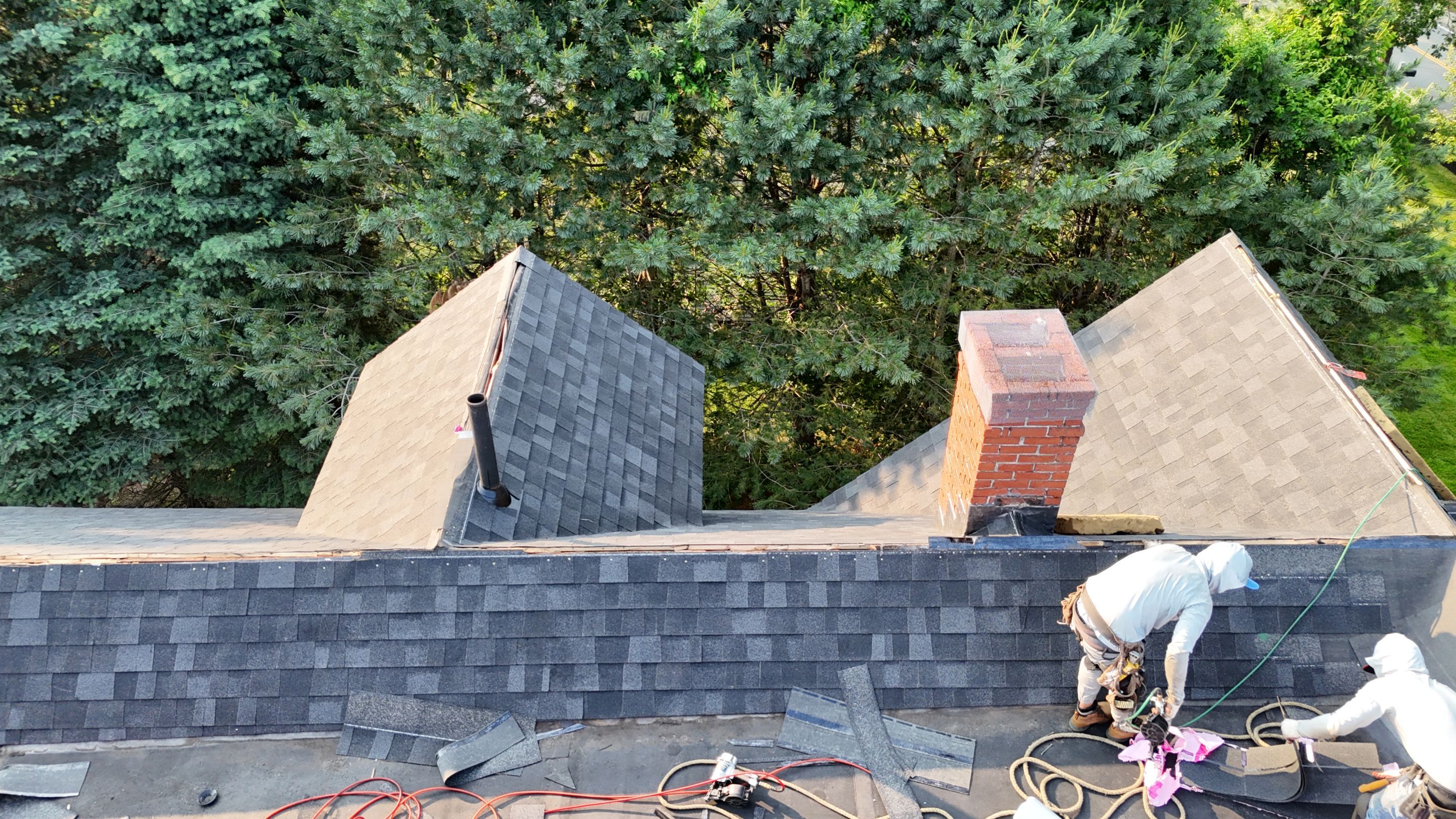 Full Roof Replacement & EPDM Restoration – North Andover, MA by Mighty Dog Roofing of Greater Middlesex County