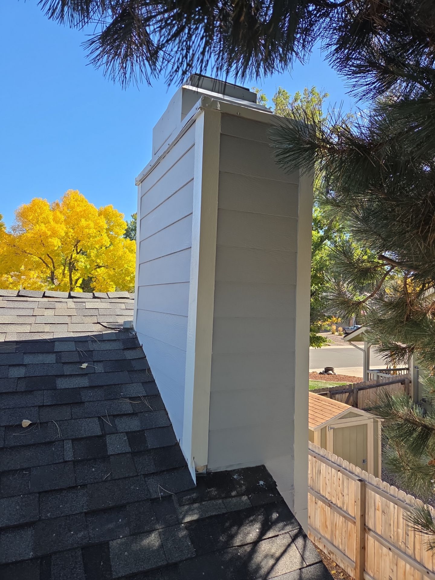 Chimney Siding Repair by RTP Roofing Company
