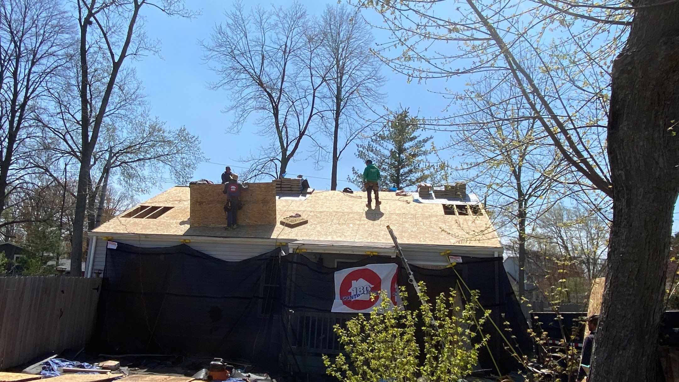 Roof Replacement using CertainTeed Landmark by 180 Contractors
