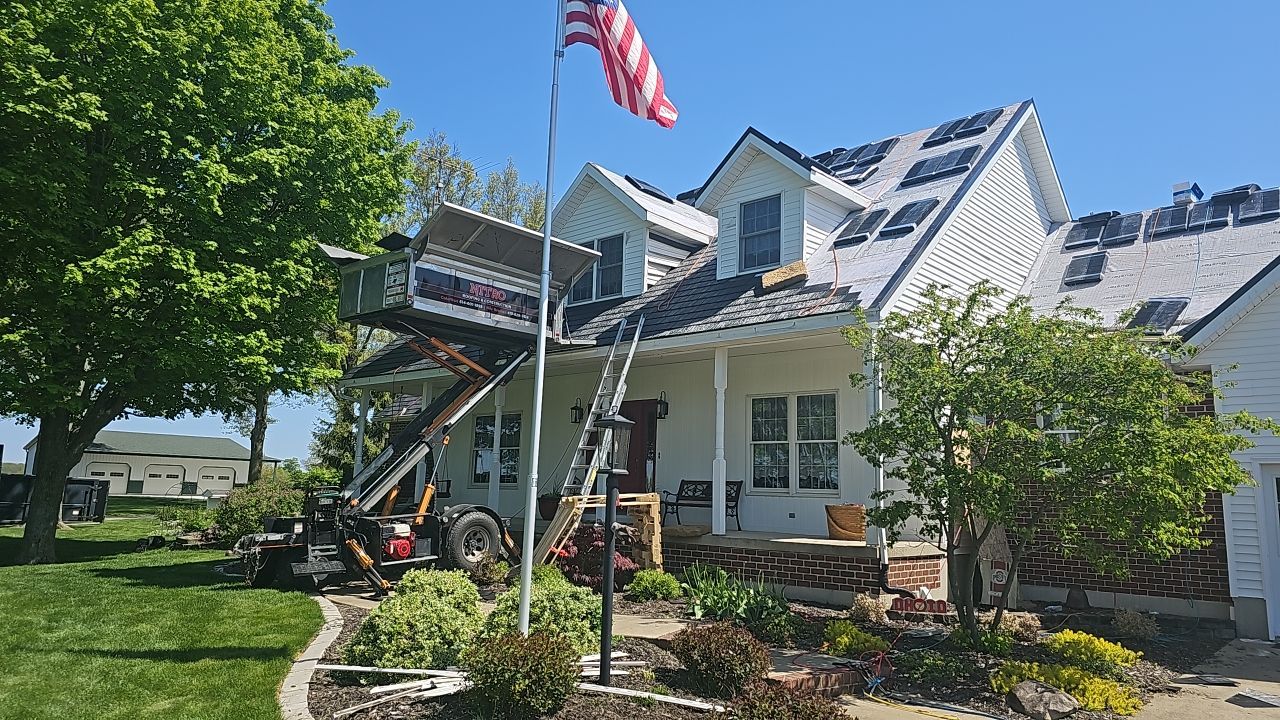 Residential Roofing Installation using Euro Shield Beaumount Shake Black by Nitro Roofing and Construction