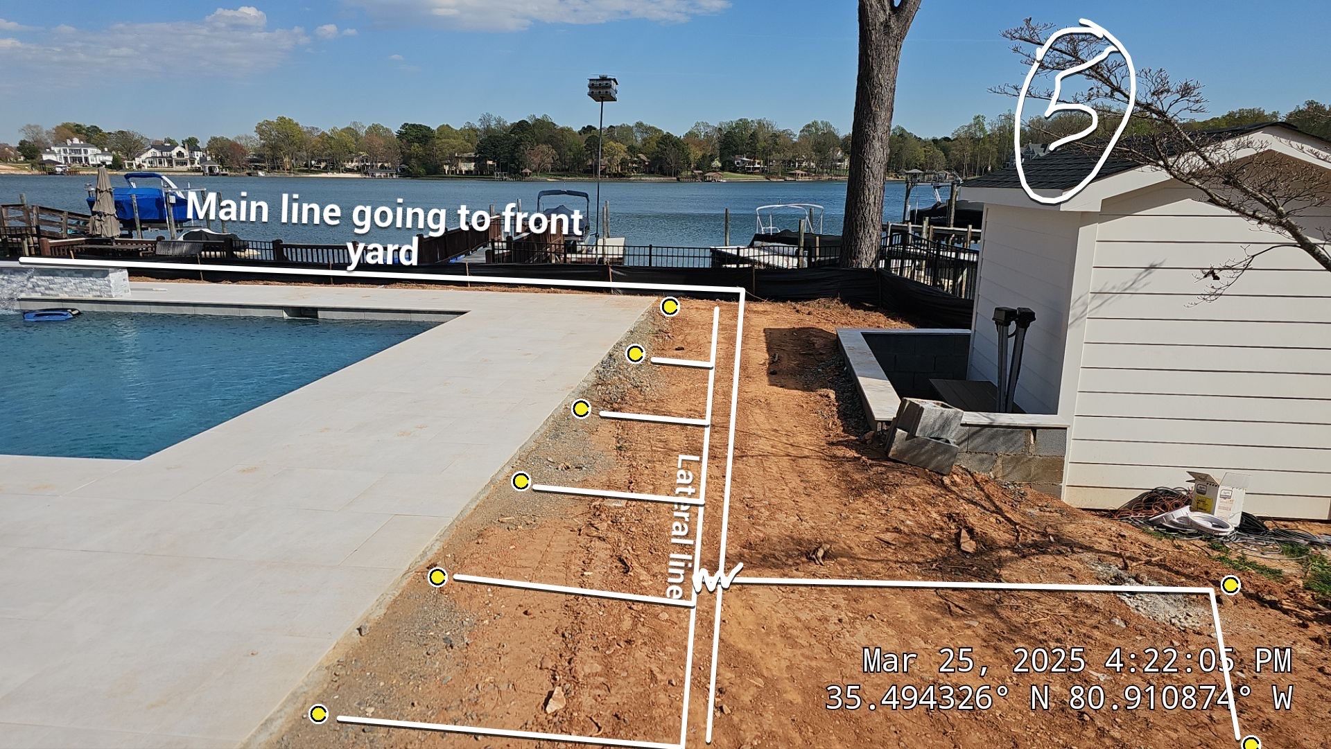 Hardscape Installation using Irrigation by Carolina-Metro Landscape, Inc