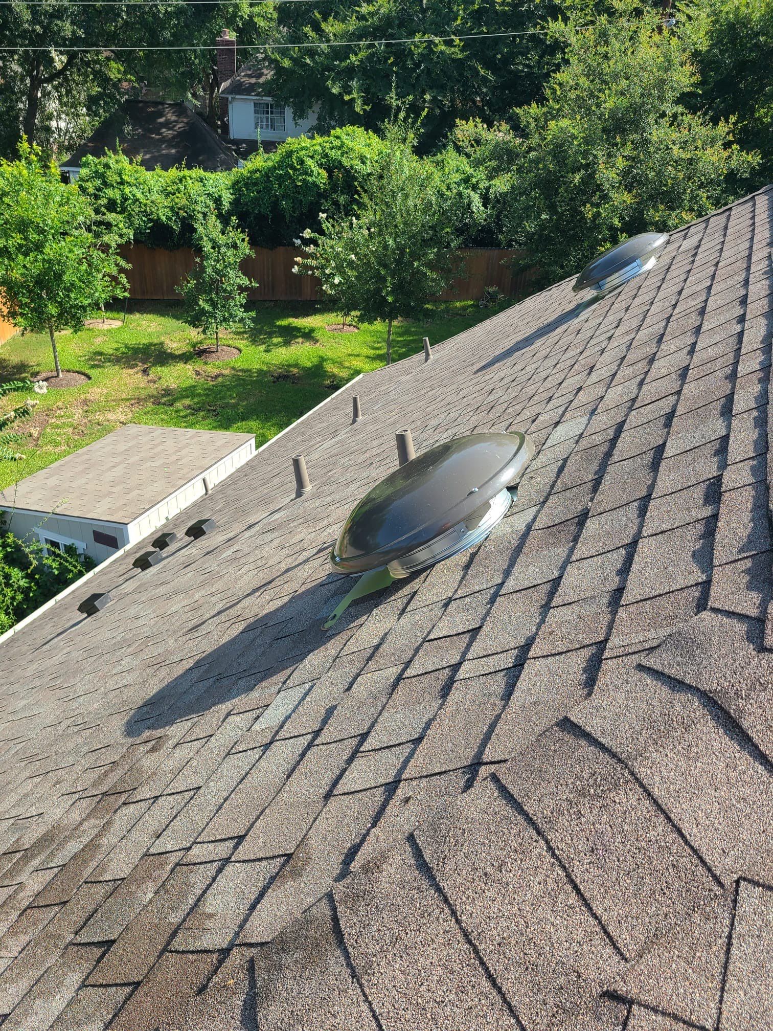 Hail Damage using Owen's Corning Duration (Lifetime) Shingles by Roof Repair Company