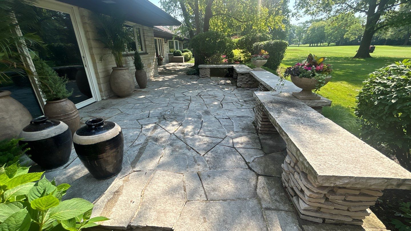 Brick paver clean, sand and seal.  using Surebond SB-1300 by Northern Power Washing LLC.