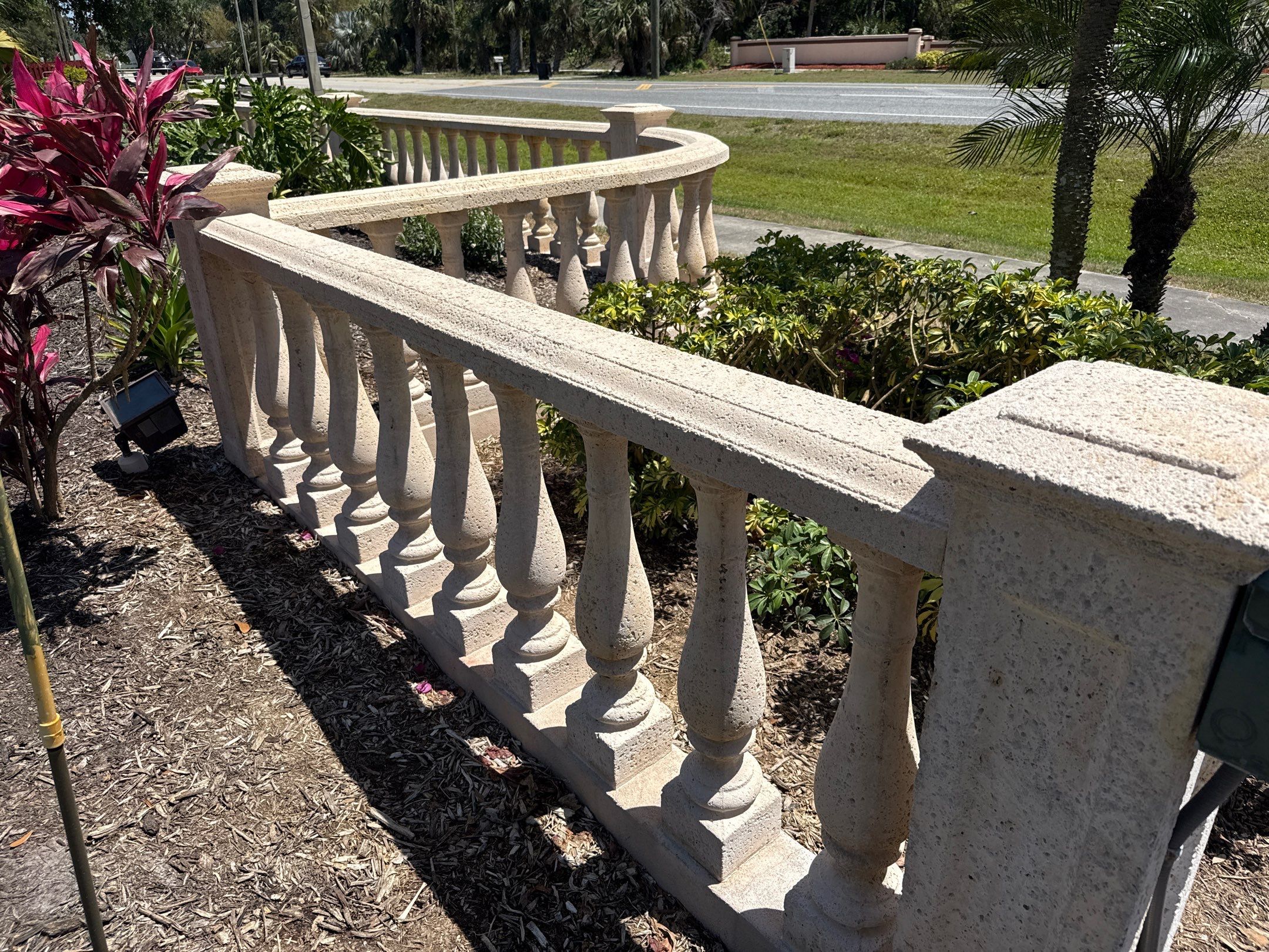 Decorative Wall & Entrance Sign Cleaning | Timberly Community | Parrish, FL by Sunshine AquaWash