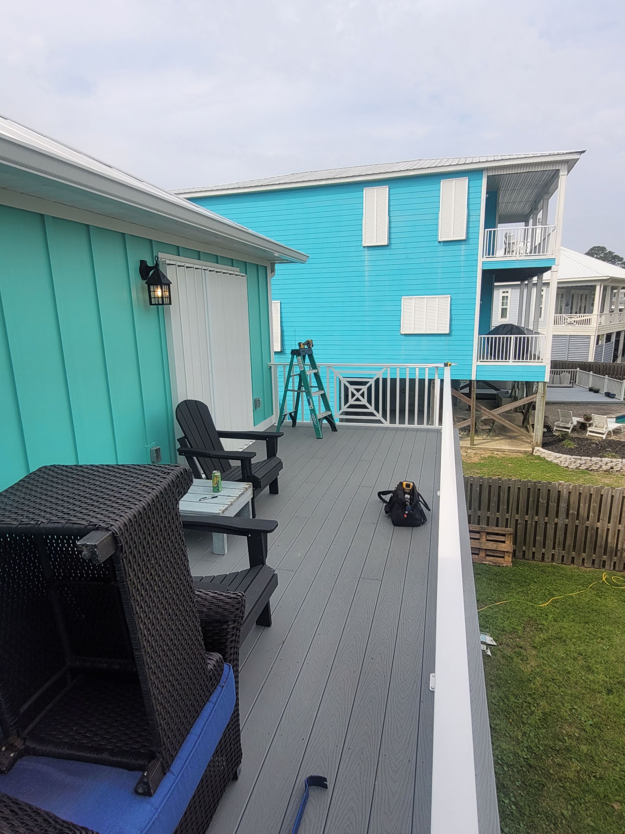 Elevated Patio Cover w/Pergola Trim by Titan Sunrooms
