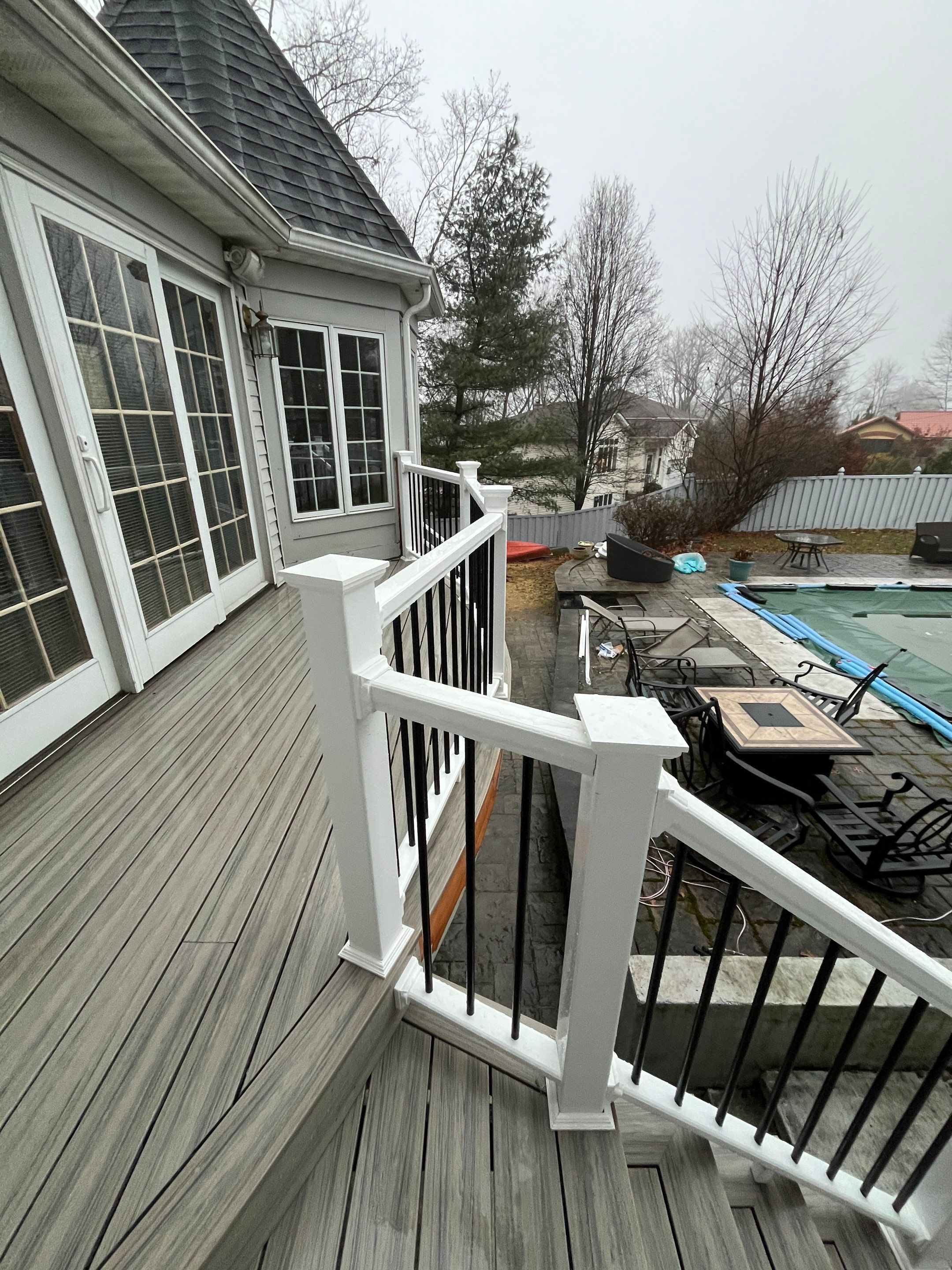 Custom deck using Deckorators by Burke Home Services