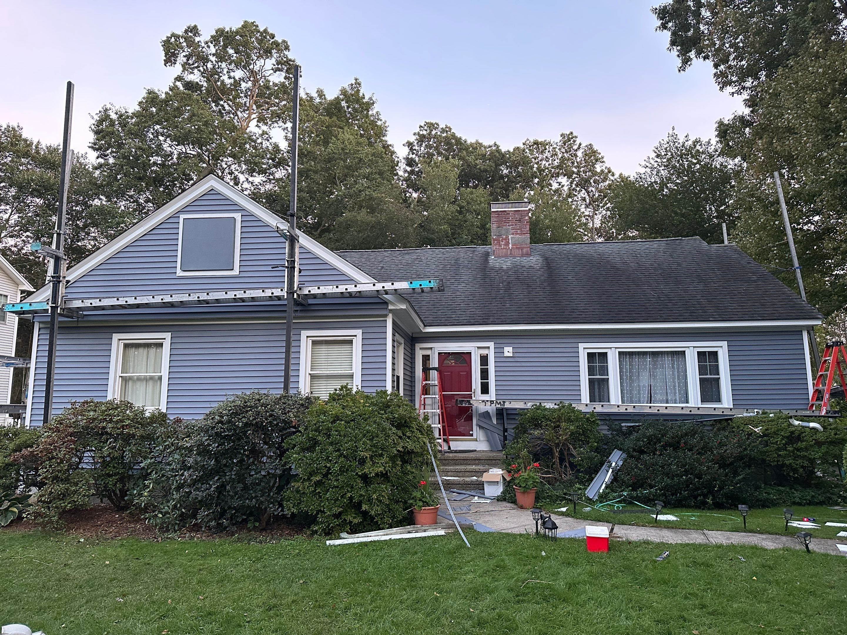 Siding Installation using Certainteed Monogram Flagstone by A Plus Exterior