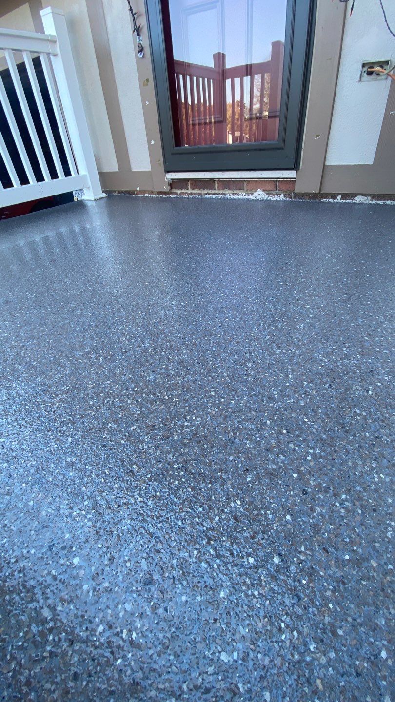 Porch & Steps Project in Cranberry Township by Floors in a Day, Inc