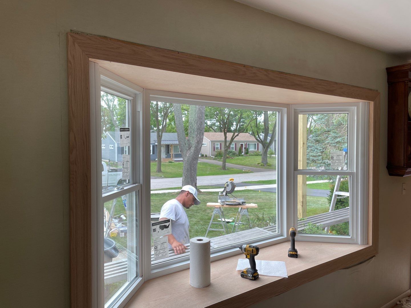 Siding Installation using Alside Charter Oak Siding  by Pro Home Services Inc