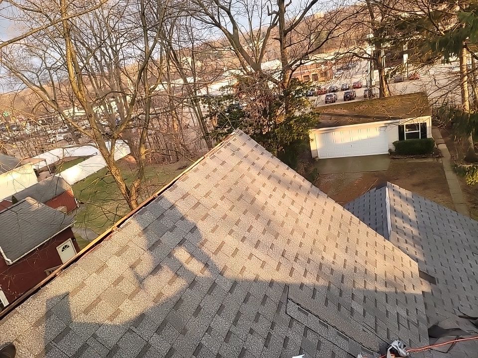 ATLAS PINNACLE COLOR: PRISTINE PEWTER DRIP EDGE: BLACK by Eagle Eye Roofing