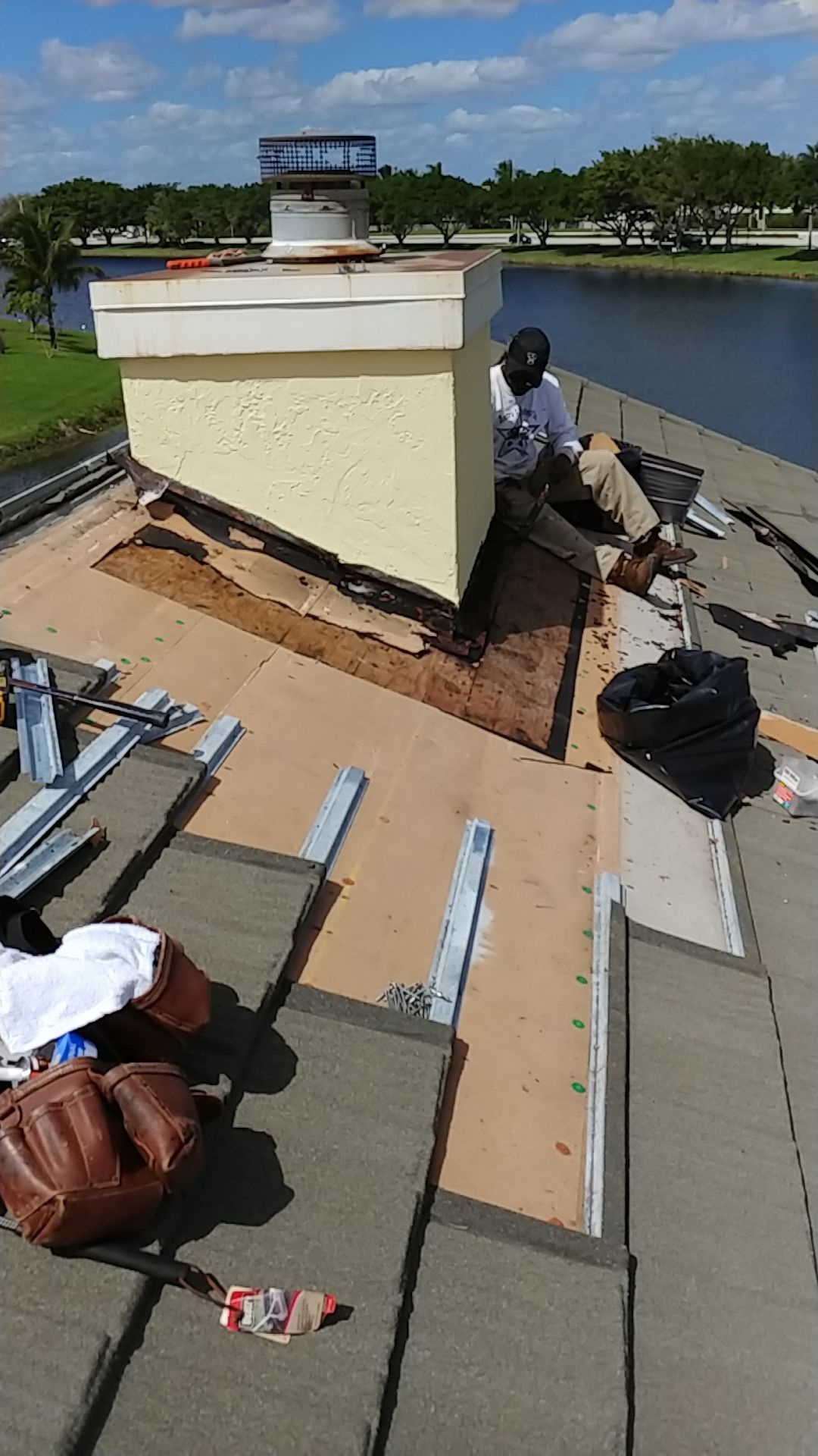 Concrete Tile Roof Repair using Concrete Roof Tile by Aastro Roofing