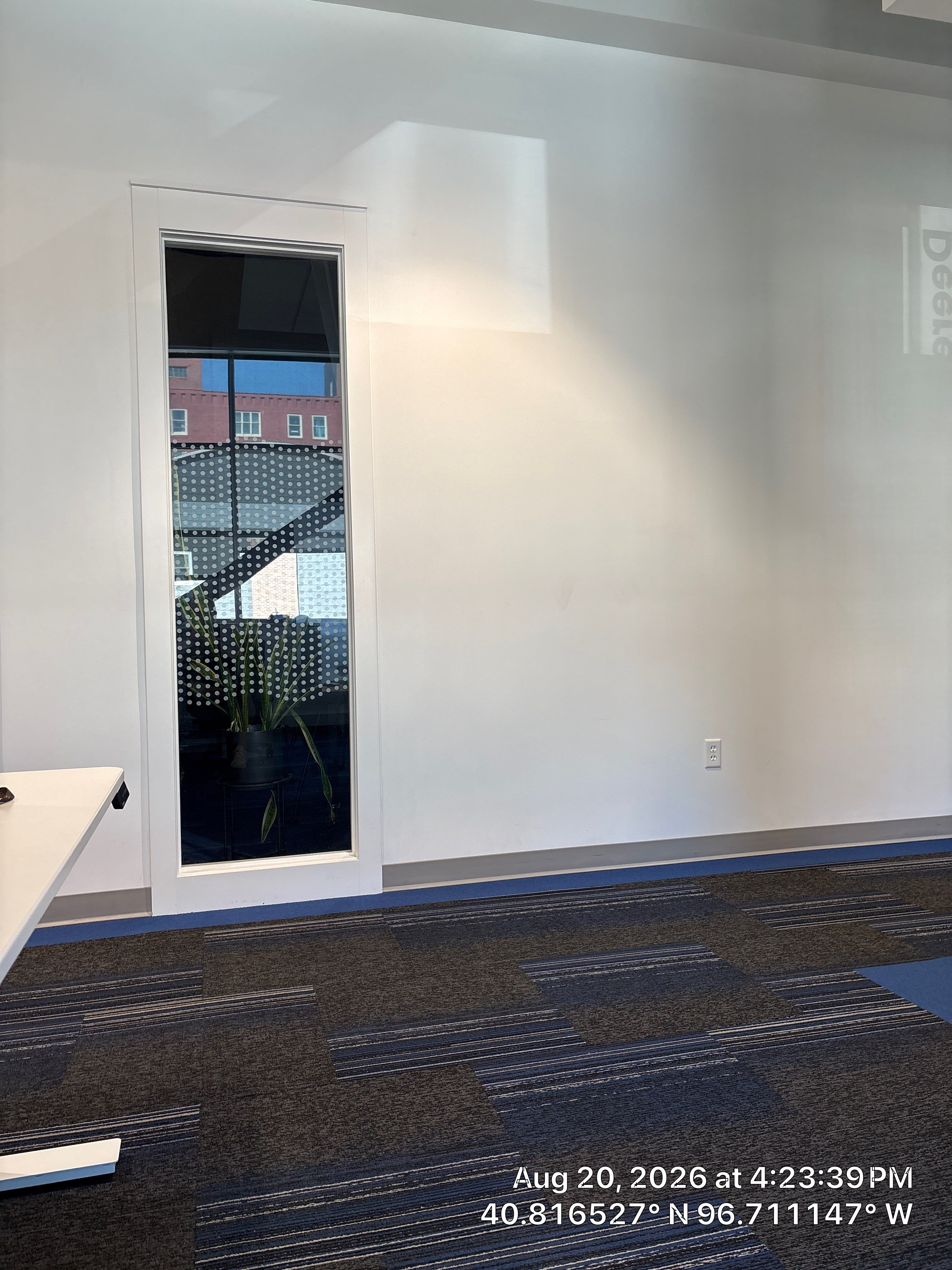 Modern Office Interior Remodel and Carpet Tile Installation in Lincoln by CompanyCam Sales Demo