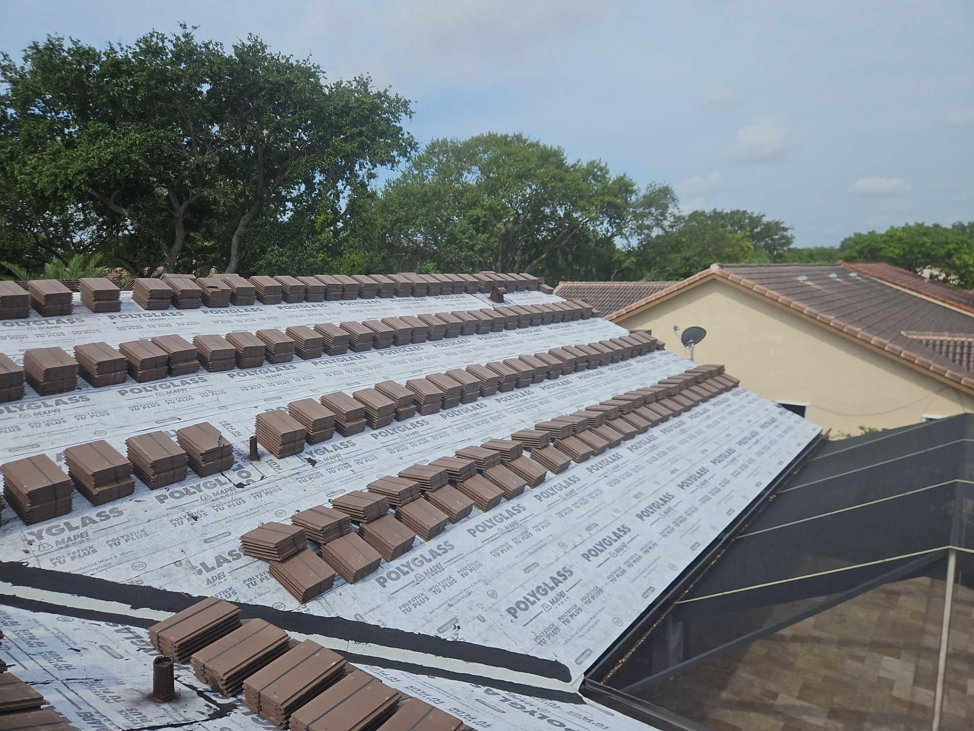 Residential Roofing Installation using WestLake Roofing Tile by BLUES BROTHERS ROOFING