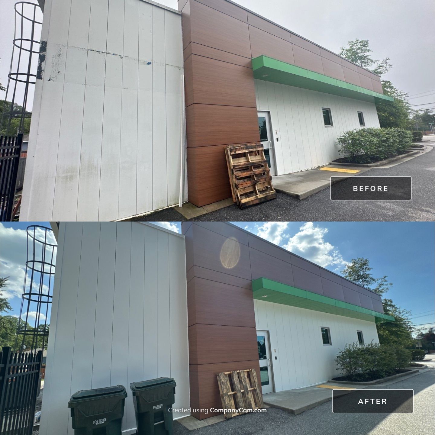 Commercial Exterior Painting for Greenville Parking Services Facility by Painter1