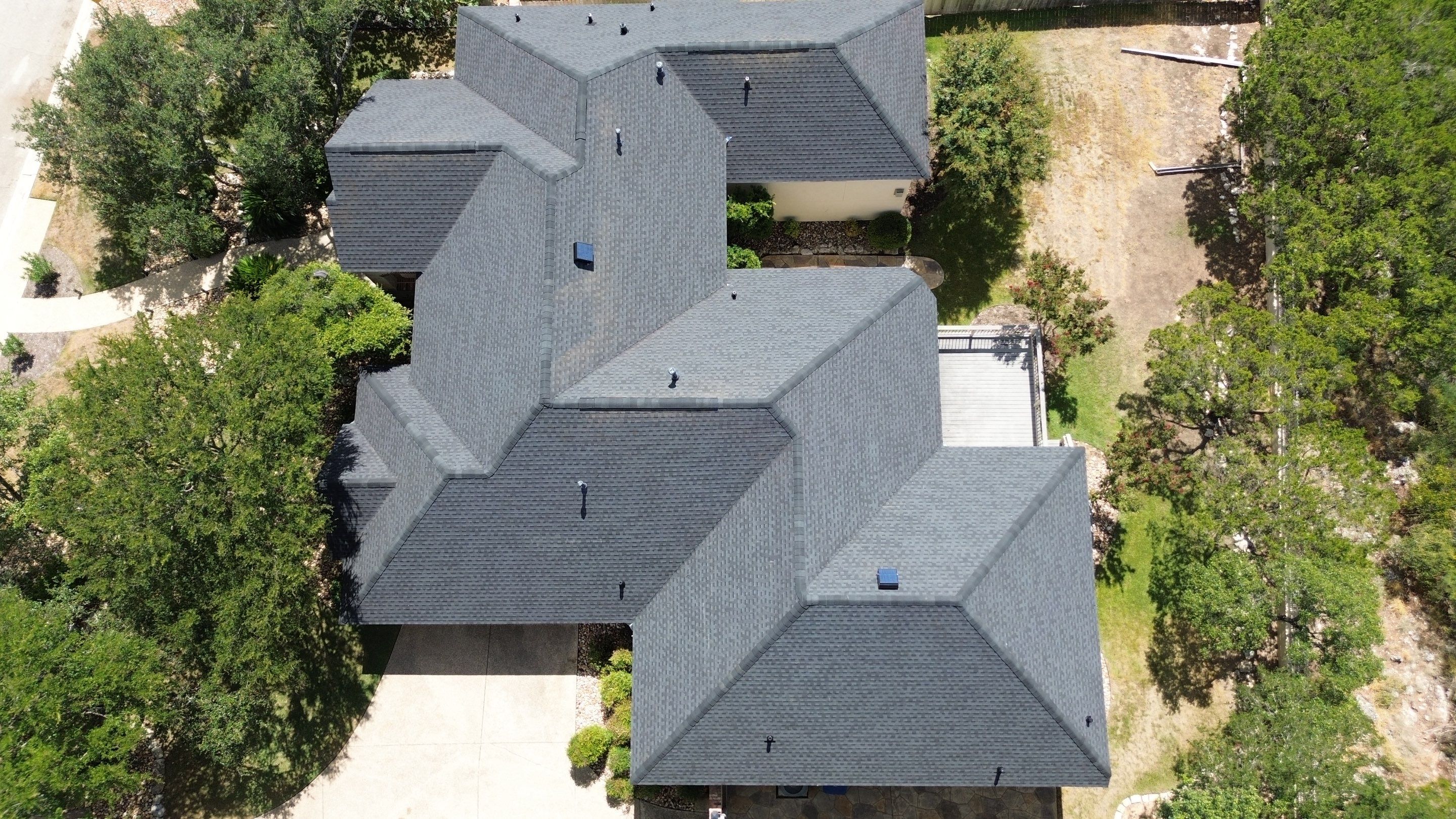 Roof Replacement and Gutter Install - 78258 by bh roofing