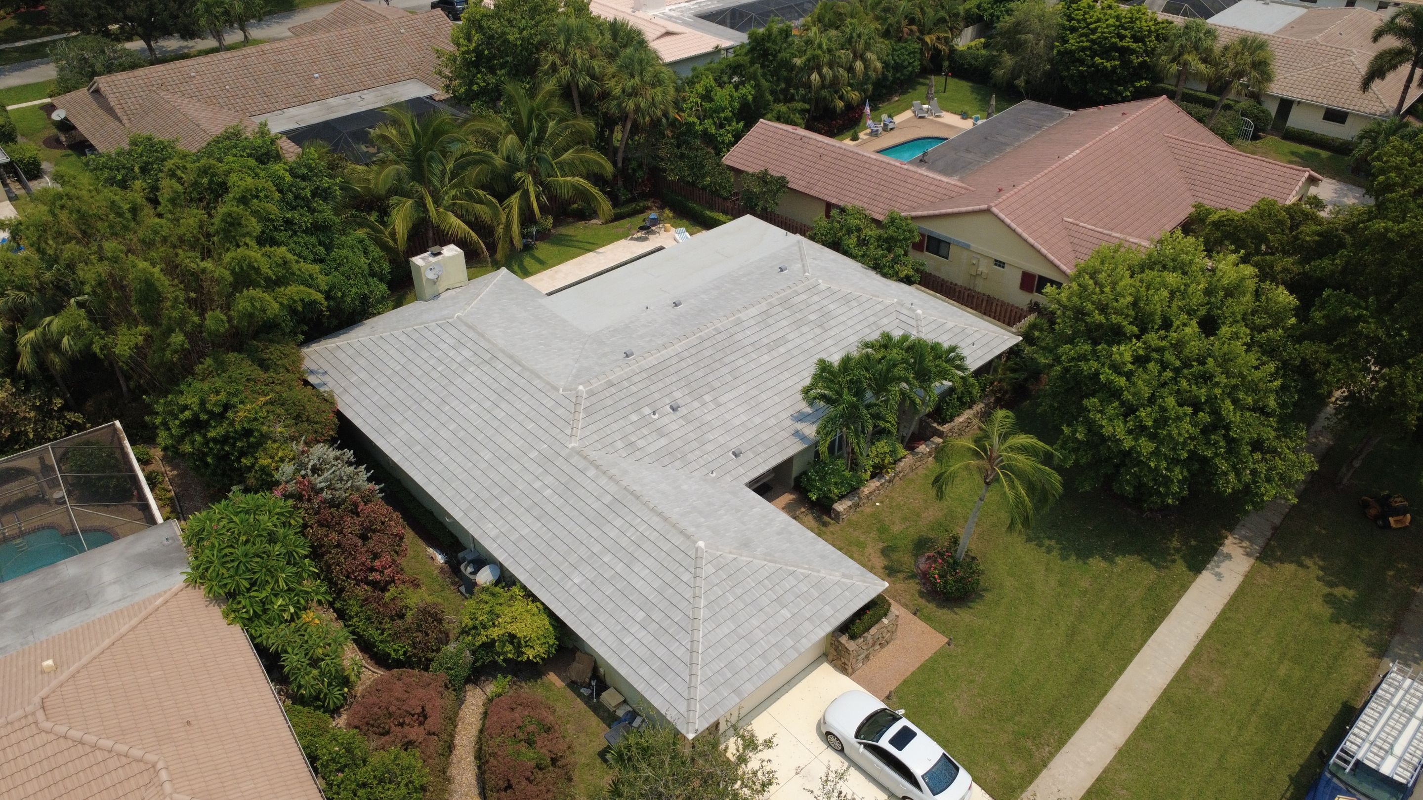 Residential Roofing Installation using Eagle Roofing Tile by BLUES BROTHERS ROOFING