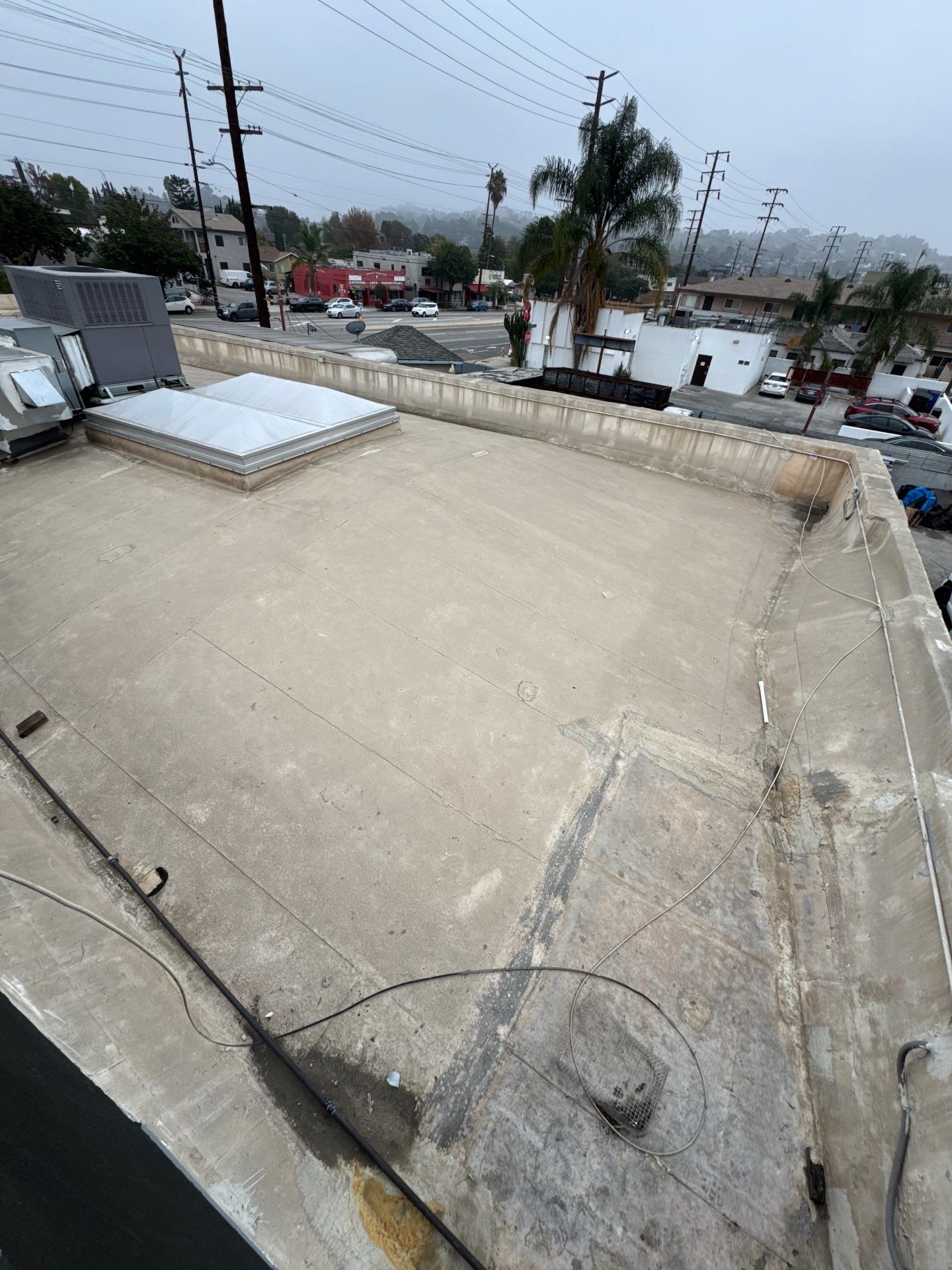 Commercial Silicone Coating Project in LA by Hull Brothers Roofing