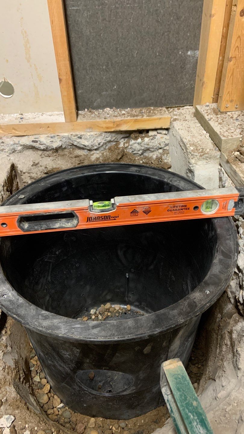 Drain tile in Brooklyn Center by Waterproofing Northeast