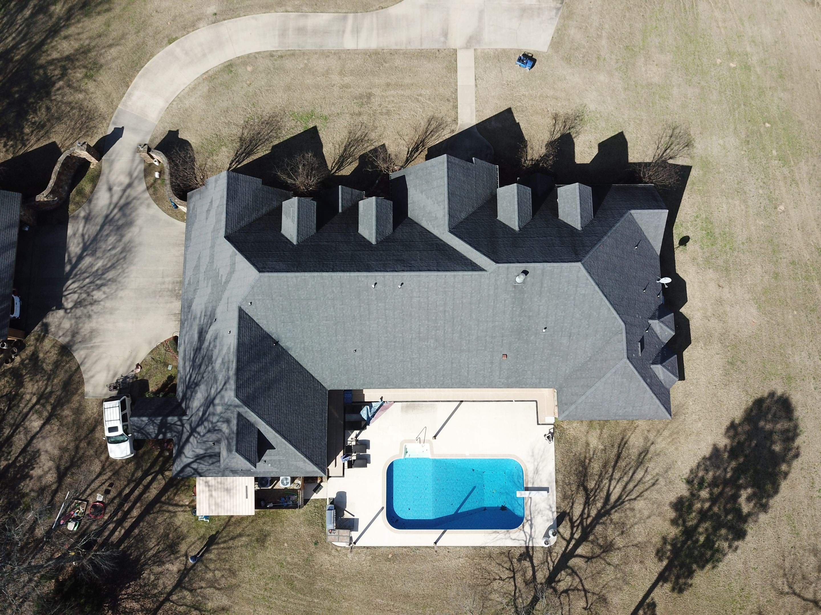 Residential Roofing Installation using Malarkey Architectural Vista Shingles by Hostetler Roofing