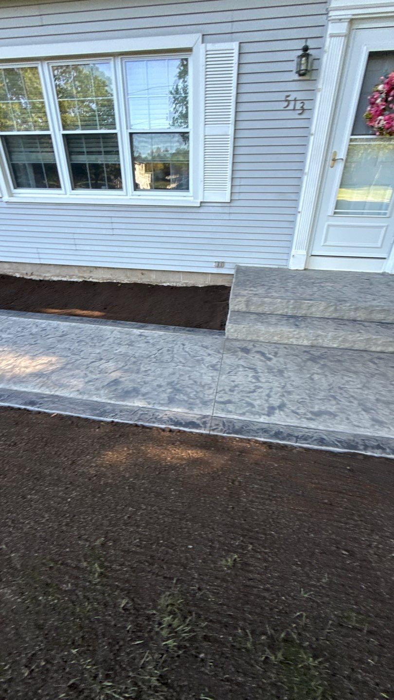 Oxford Slate Stamp in Macedon by NG Masonry & Construction LLC