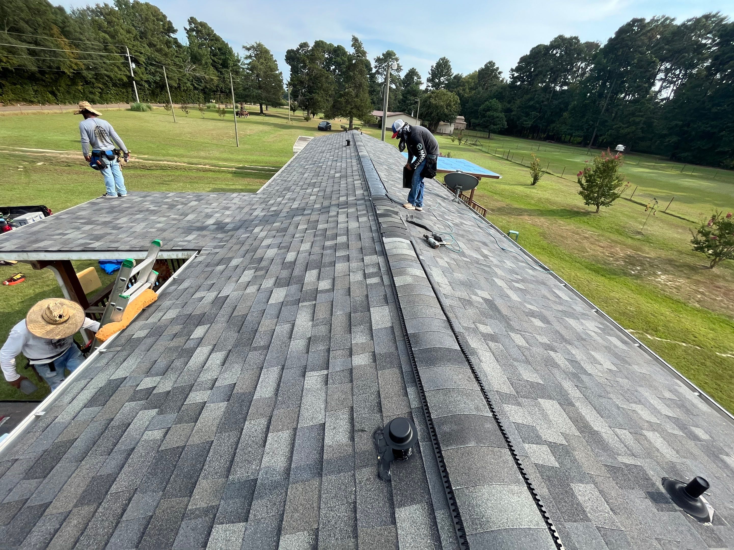 Residential Shingle Reroof using Malarkey Highlander: Storm Gray by Hostetler Roofing