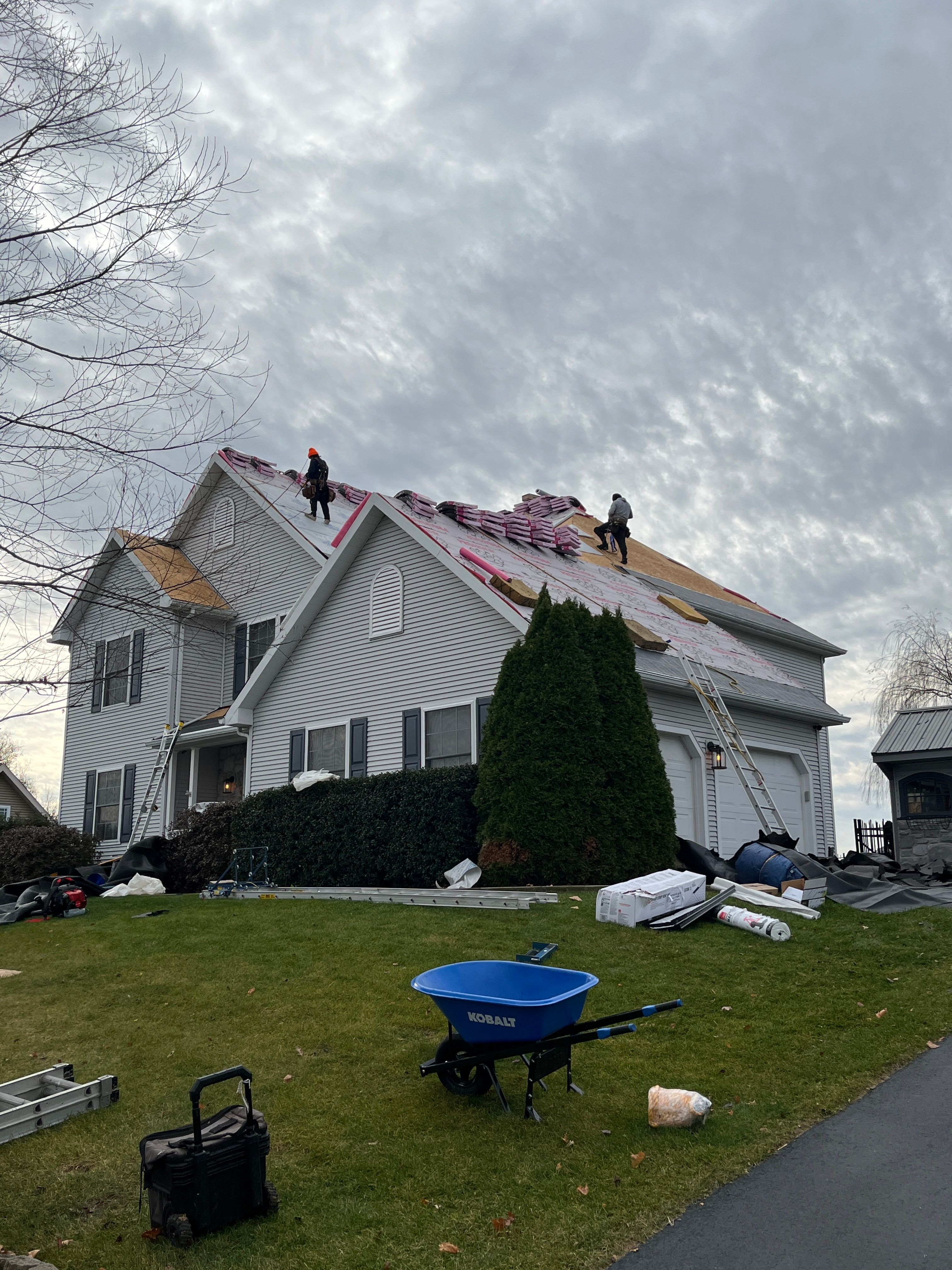 New Roof Installation using Owens Corning Duration Estate Gray by Starway Roof Systems