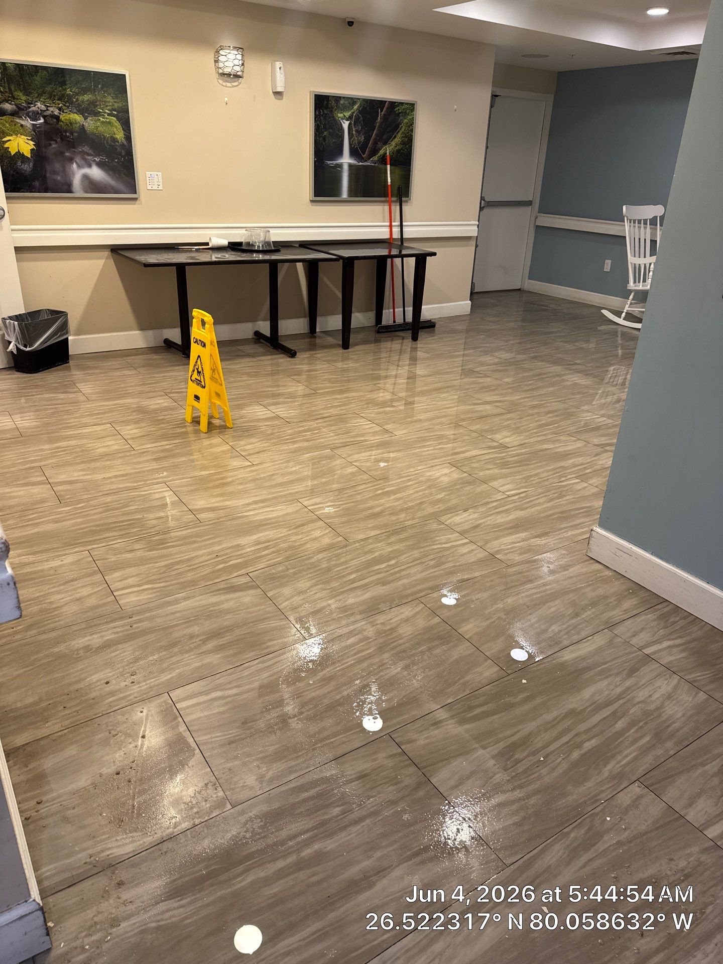 Commercial Water Damage Mitigation and Floor Drying in Boynton Beach by SuperClean 
