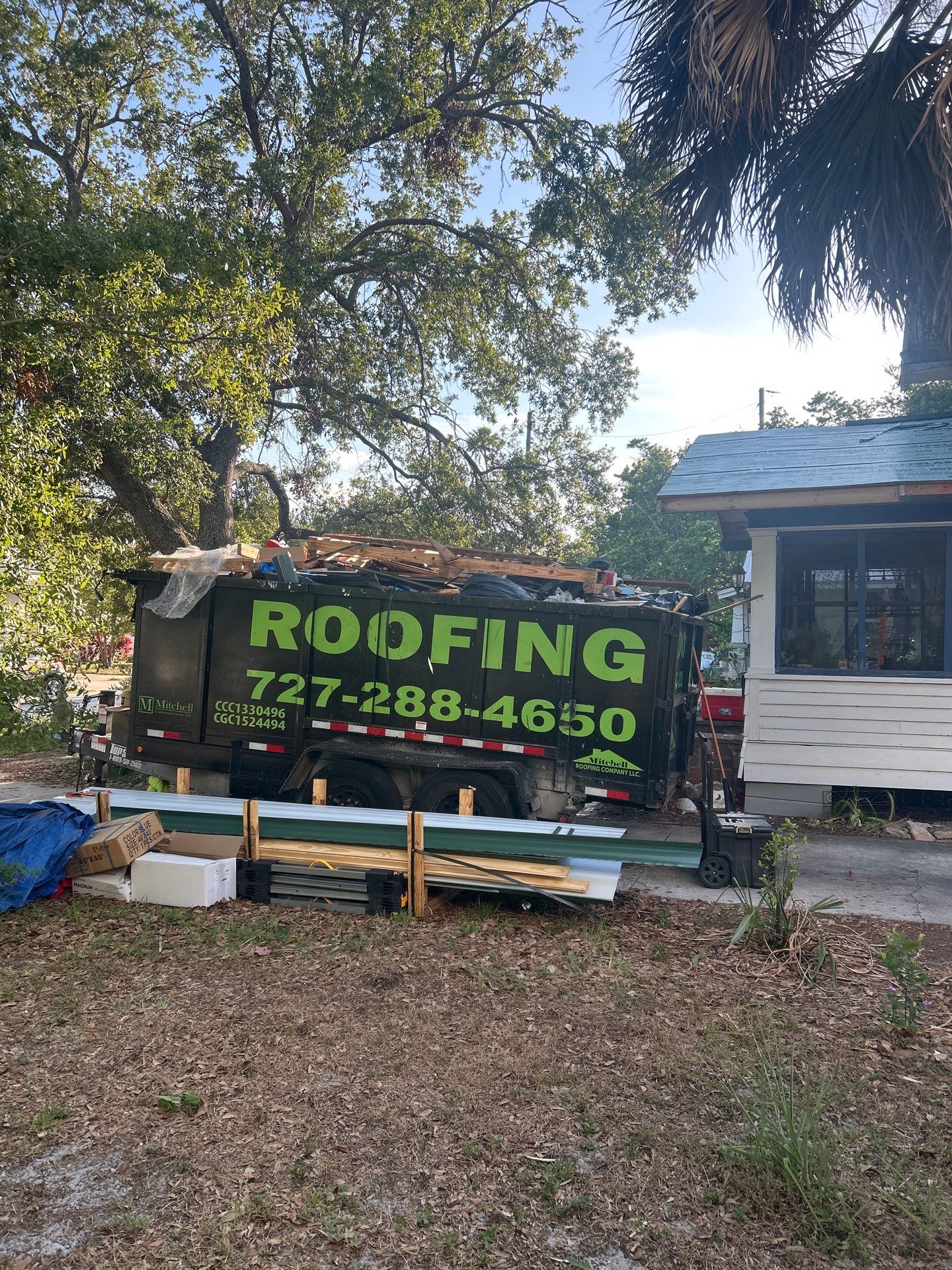 Project in St. Petersburg by Mitchell Roofing Company LLC