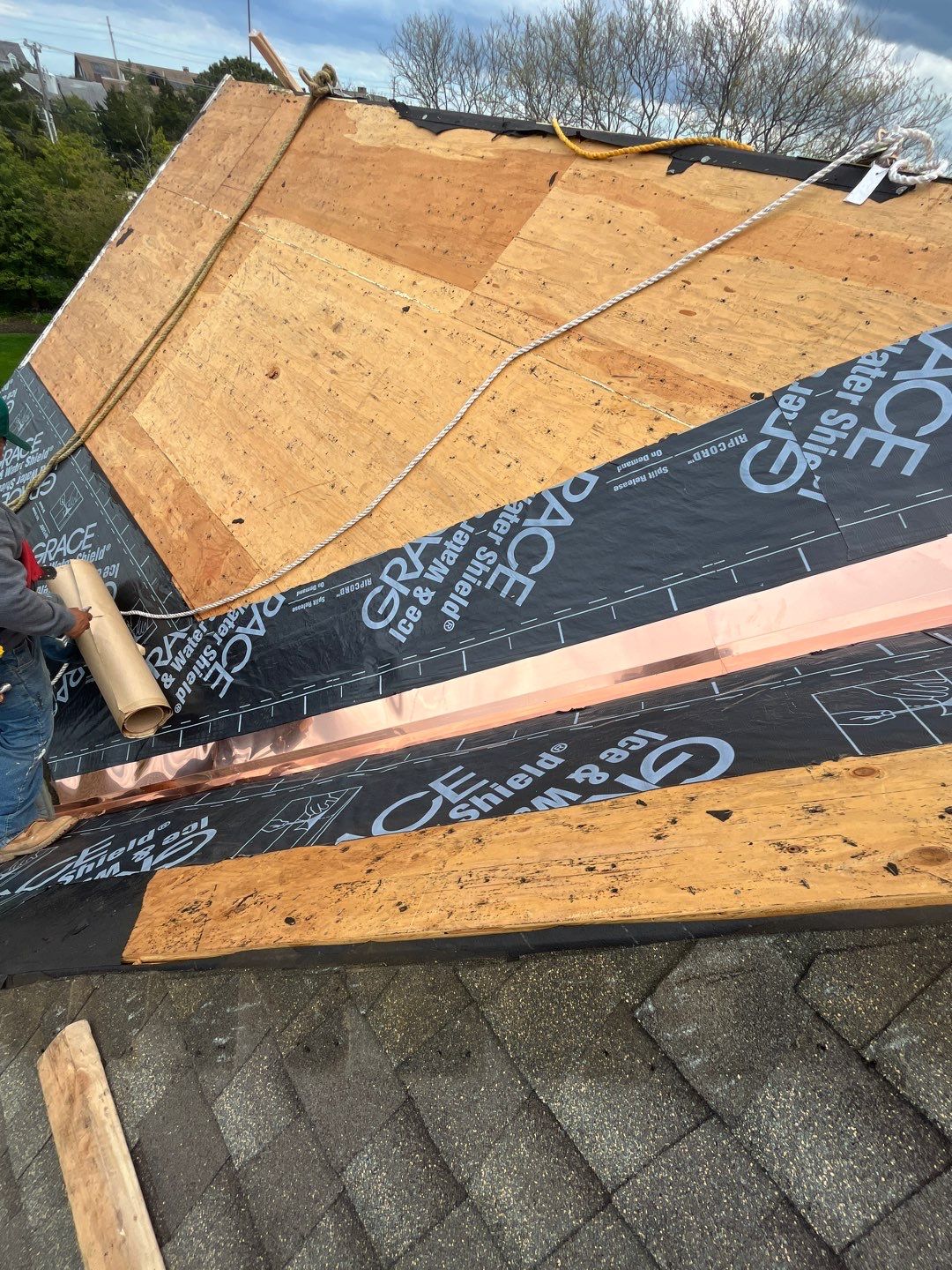 Residential Roofing Installation using Cedar Shakes by CMNG LLC