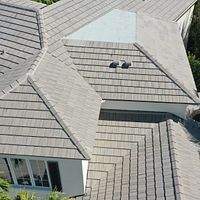 Westlake Plantation Slate Like Smoke Black Antique  by Total Roofing System The Metal Roof Experts