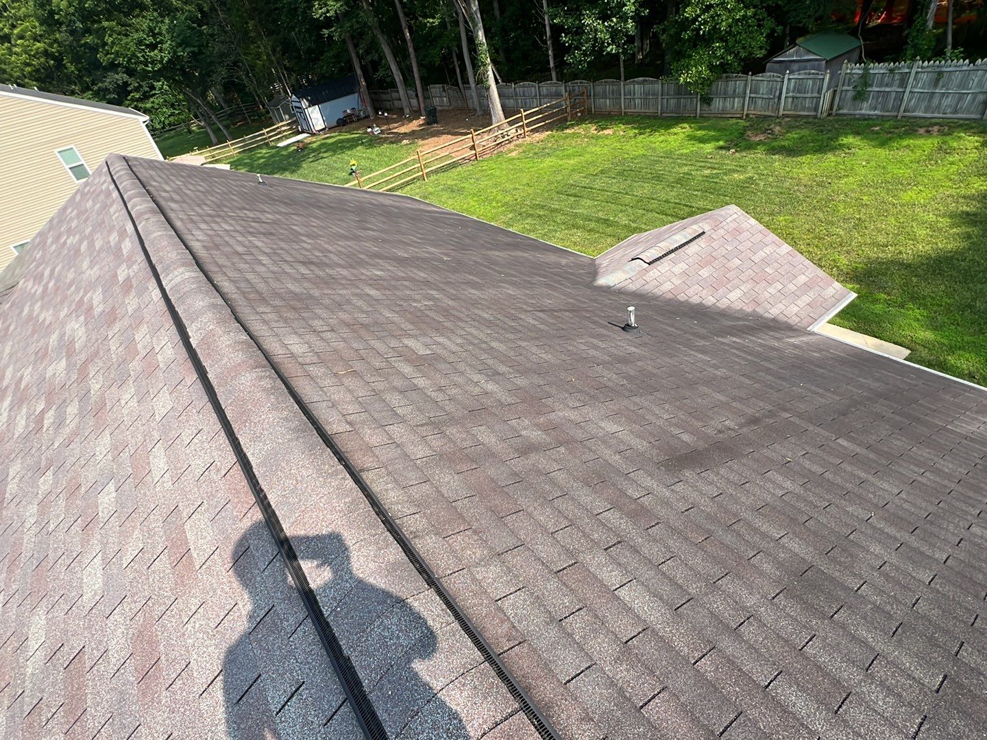 Residential Roofing Installation using Owens Corning Oakridge Onyx Black by RISE Roofing & Restoration, LLC