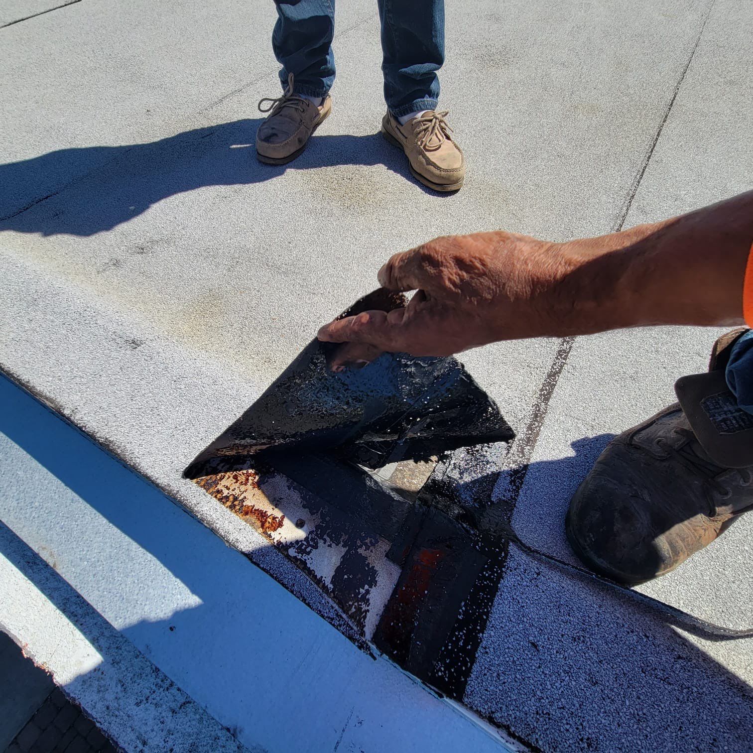Commercial Roofing Repair using BUR by Four Peaks Roofing