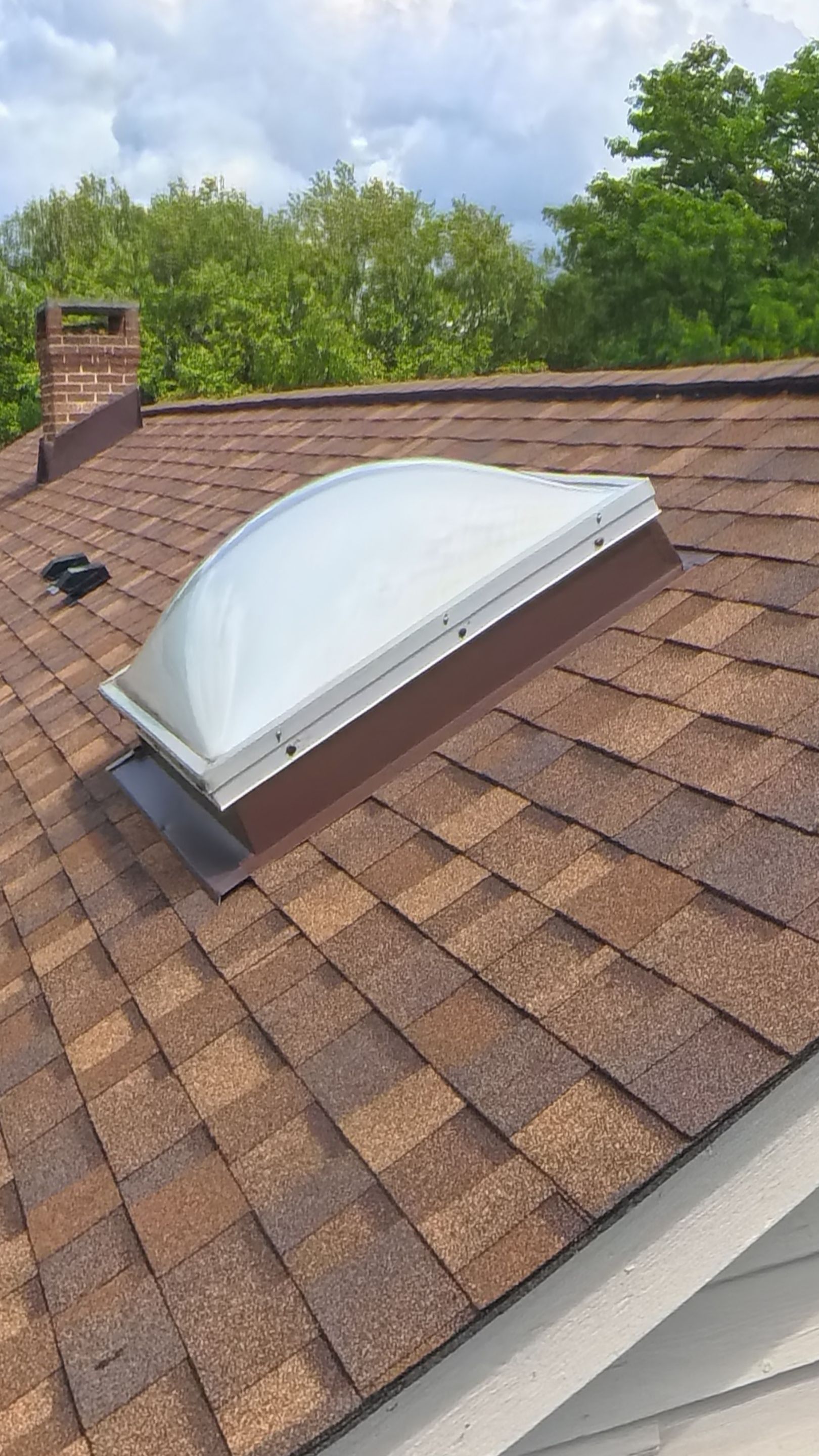 Oak Brook Architectural Shingle Roof Replacement and Velux Skylight Upgrade by Roof One