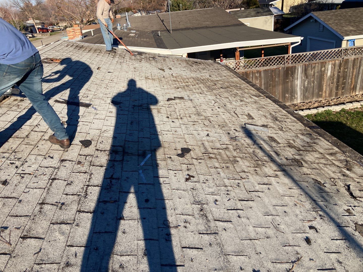 Meridian Single Level Residential Roofing Installation by ID Roofing LLC