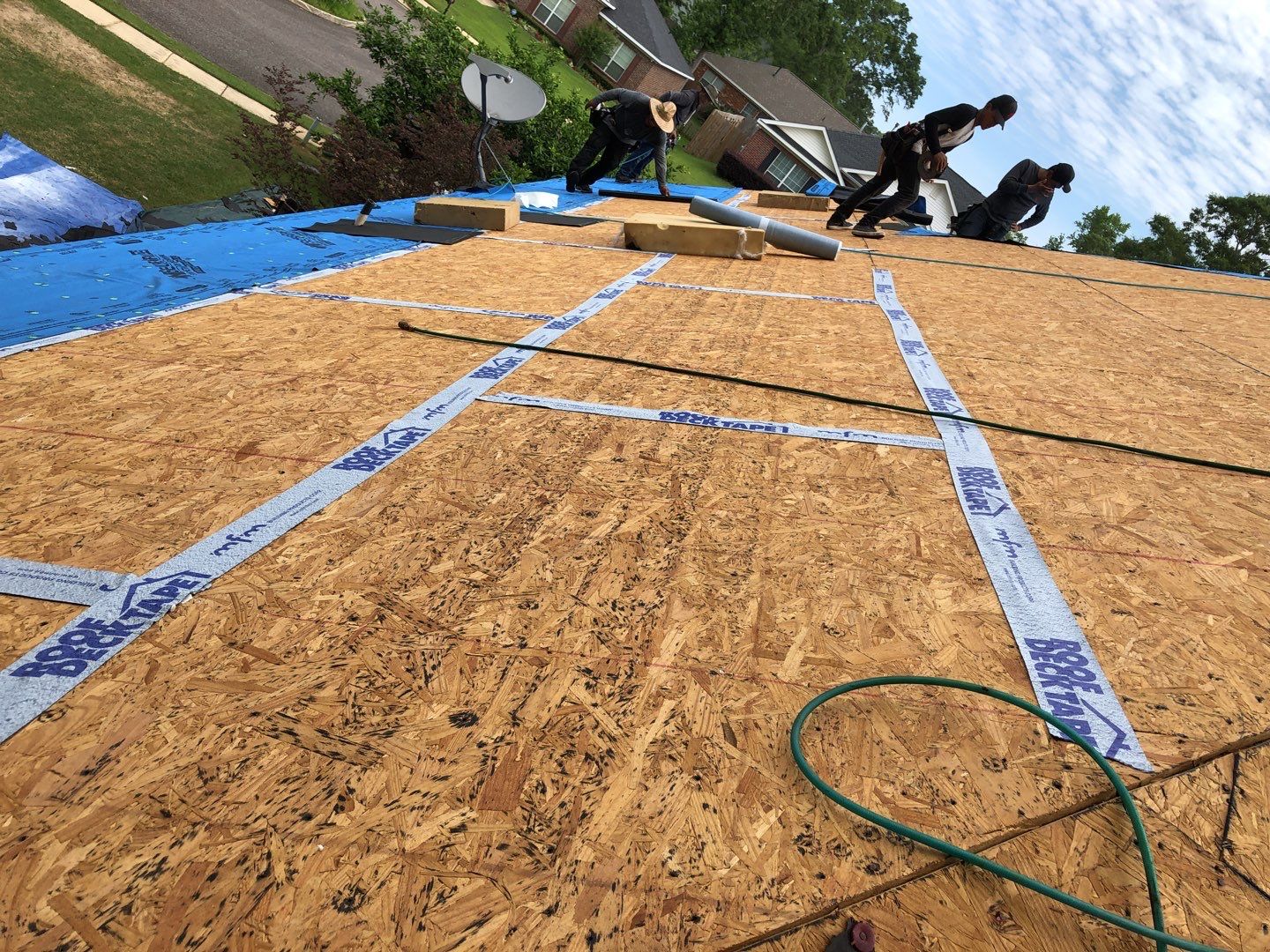Residential Roofing Installation using Roof Replacement by American Roofing & Construction LLC