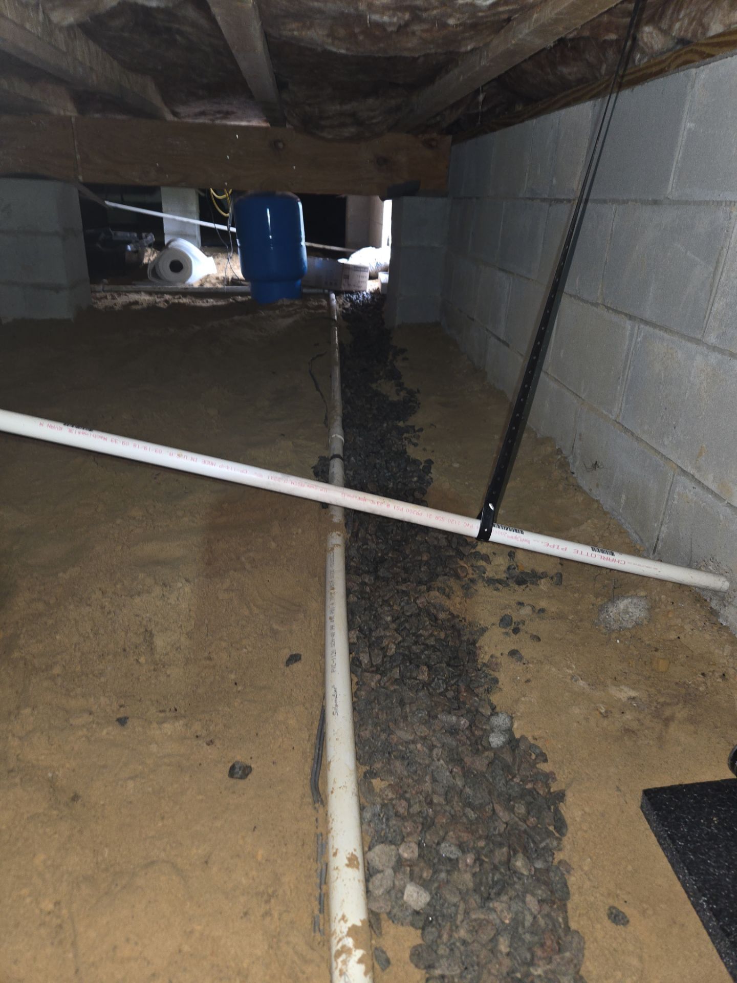 Project in Smithfield by Patriot Crawl Space Repairs