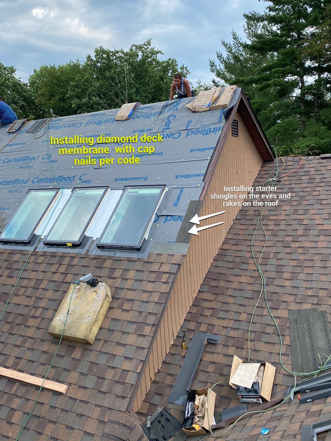 New Shingle Roof, New Skylights, New Windows, Repair T-1 11 panels by Alpha Design Services