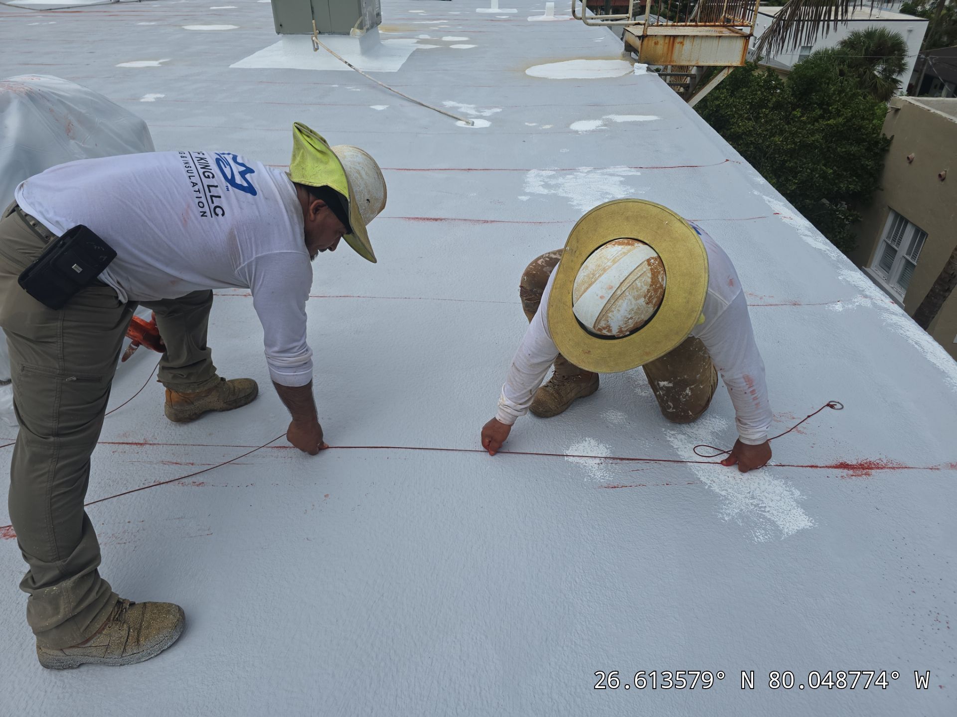 Commercial Roof Restoration for Lake Worth Beach Flat Roof Project by Roof King LLC