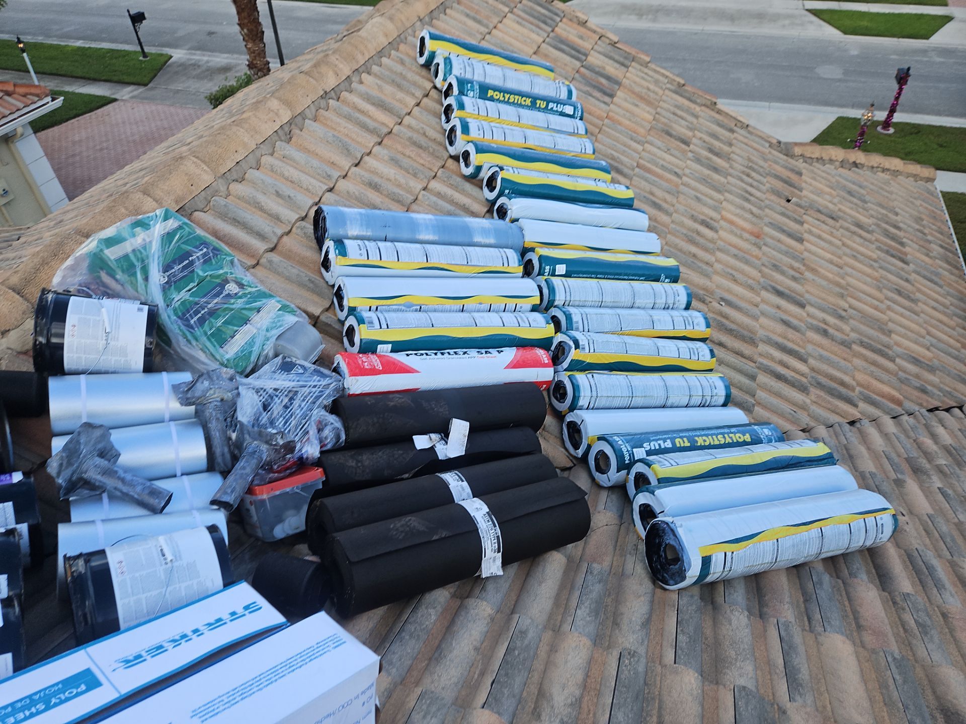 Residential Roofing Installation using Eagle Roofing Tile by BLUES BROTHERS ROOFING