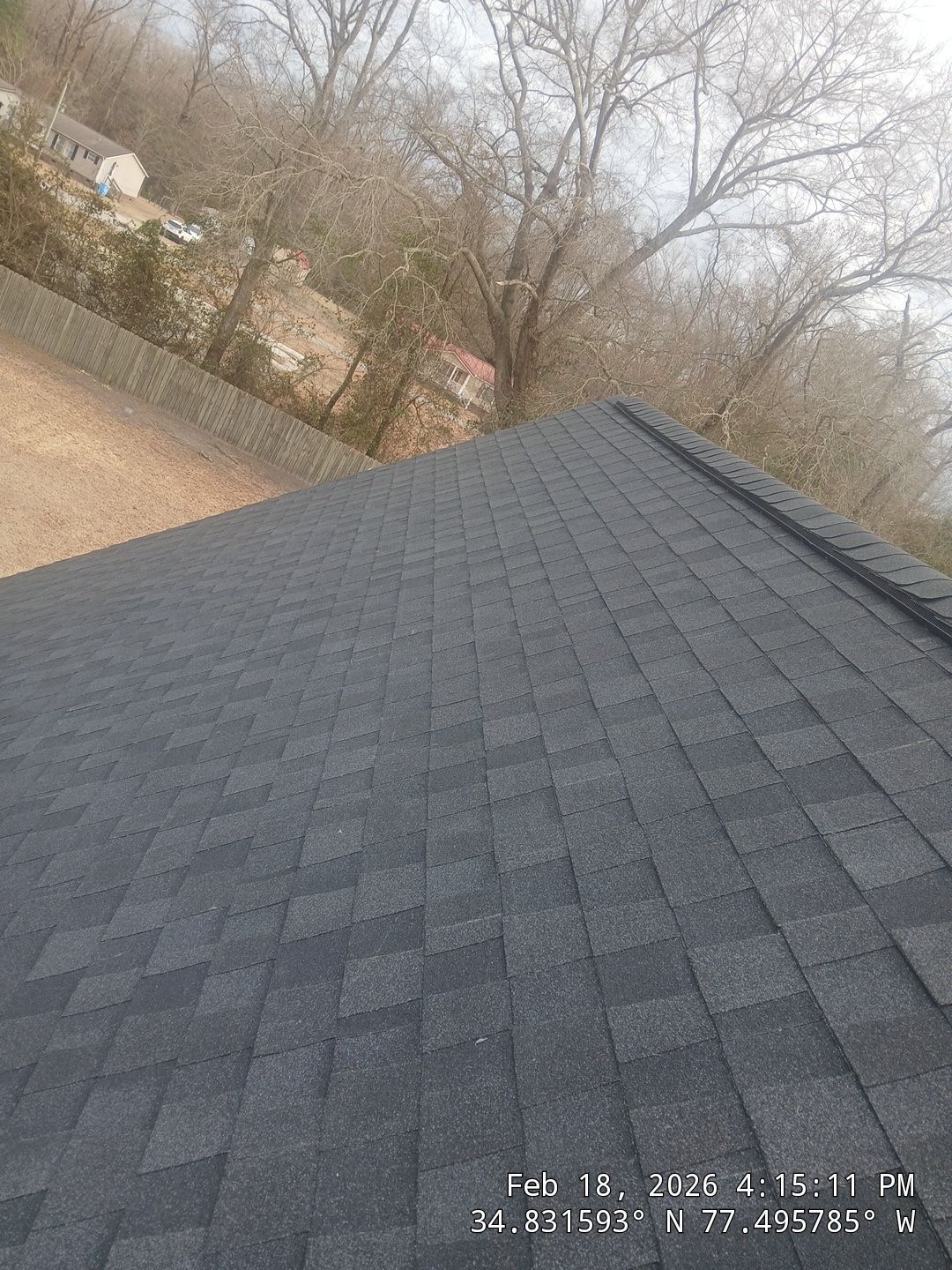 FORTIFIED Roof Installation in Jacksonville NC | CertainTeed Landmark AR Charcoal Black Shingles by RGR Construction and Roofing, LLC