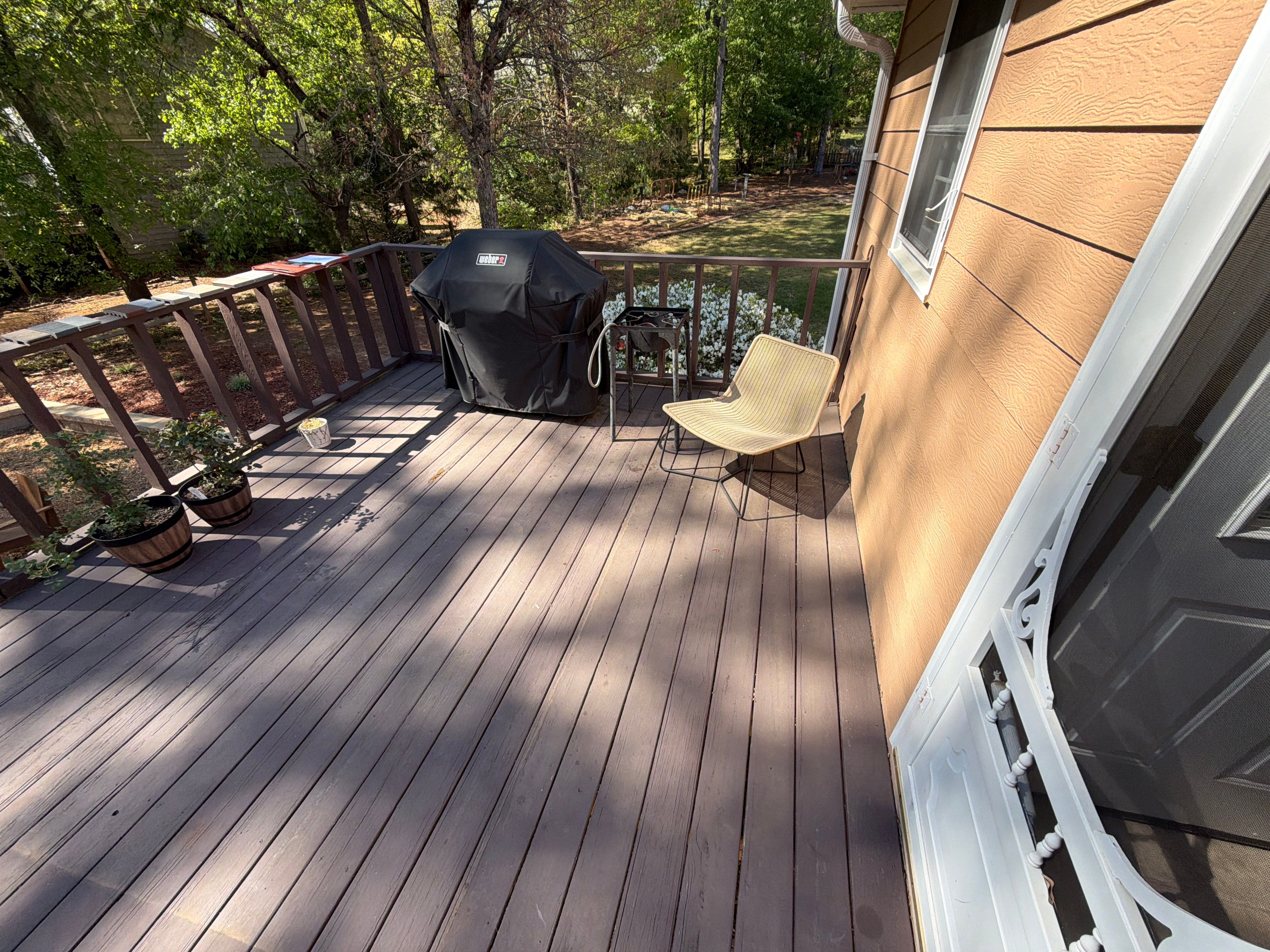 Lawrenceville, GA Deck Rebuild using Deckorators Venture Series and Pressure Treated Pine by Nelson Exteriors 
