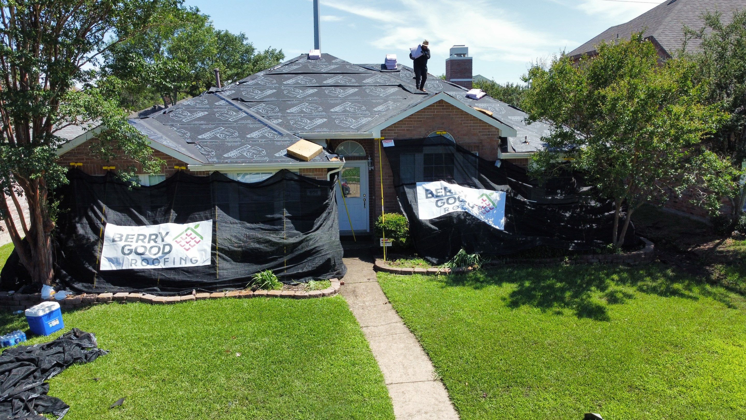 Storm Restoration Project by Berry Good Roofing 