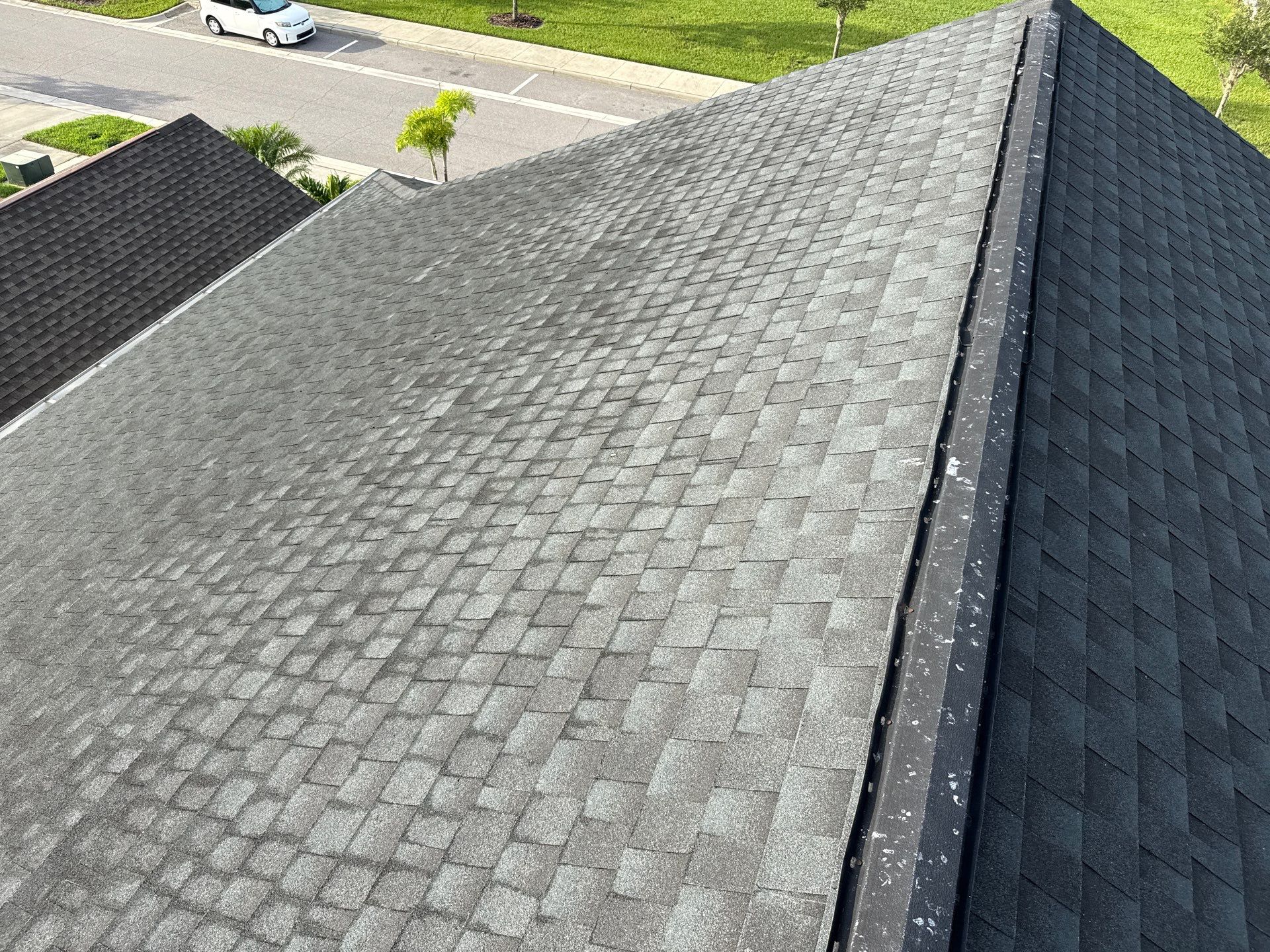 2-Story Asphalt Shingle Roof Cleaning & House Wash – Cypress Mill, Sun City Center, FL by Sunshine AquaWash