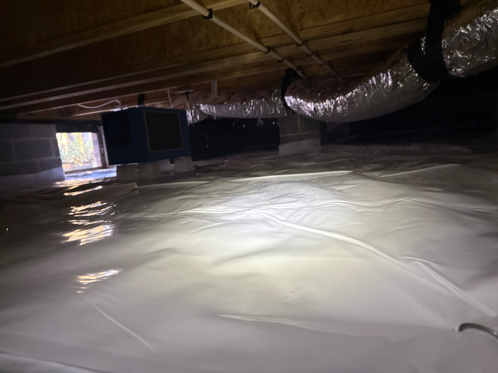 Project in Yorktown by Patriot Crawl Space Repairs