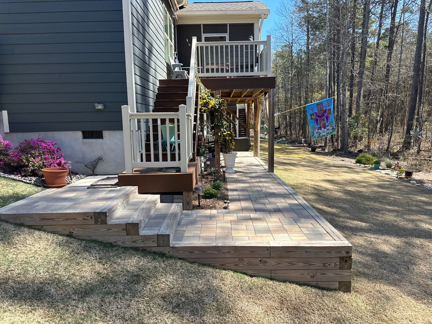 Pavers using Concrete Sealant by DuraSeal